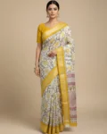 Yellow Cotton Base Saree Bright Breezy & Effortlessly Elegant