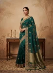 Jyotika emerald green zorget