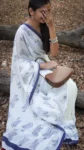 Nitya Block Print Saree